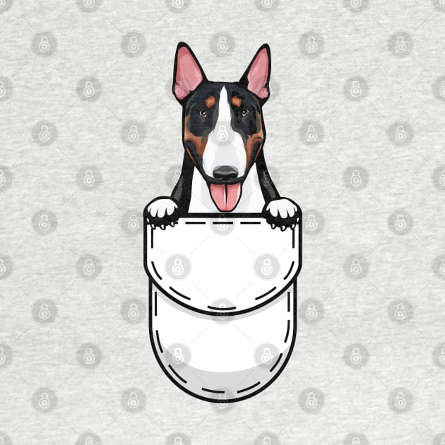 Funny Bull Terrier Pocket Dog by Pet My Dog